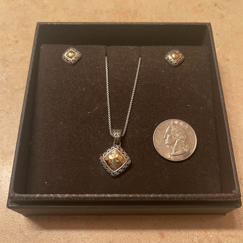 John Hardy Neckless & Earrings Set